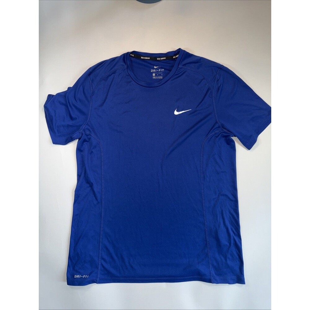 Nike Men’s Blue Dri-fit Shirt Size Medium